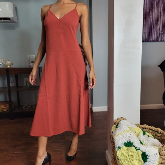 Thakoon Rust Slip Dress - Picture 16 of 16